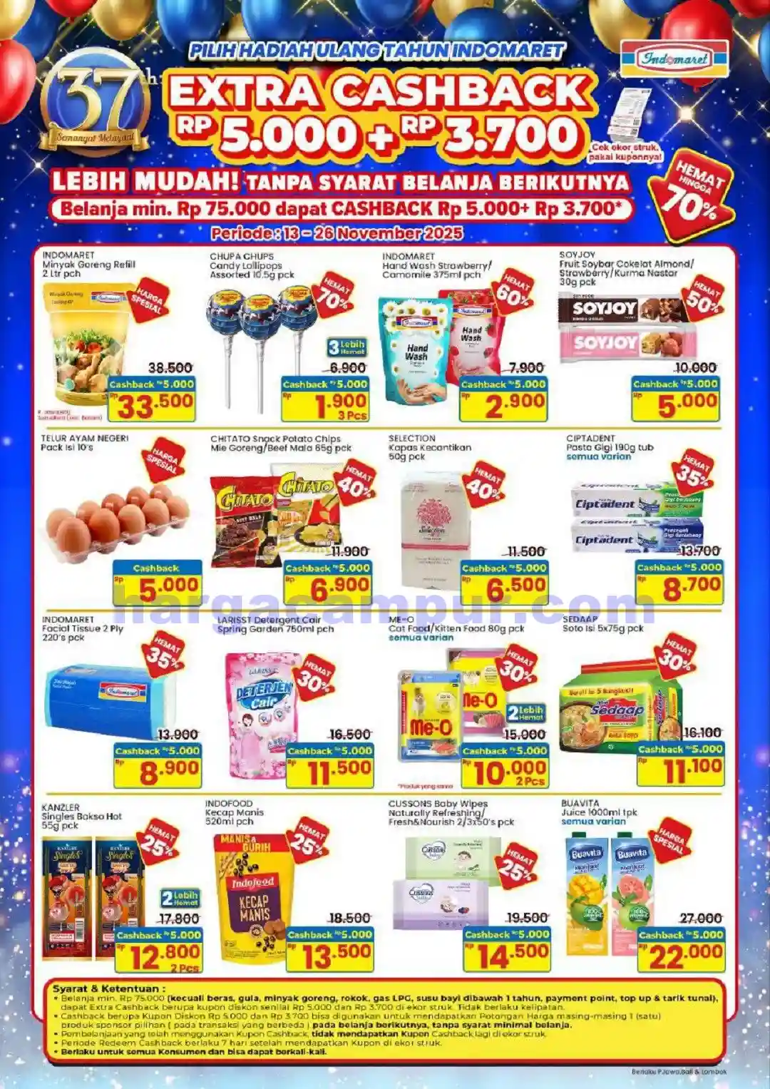 Katalog Promo JSM Indomaret Terbaru 19 - 25 November 2025 6 Promo Indomaret Cashback 5.000 Terbaru 13 26 November 2025