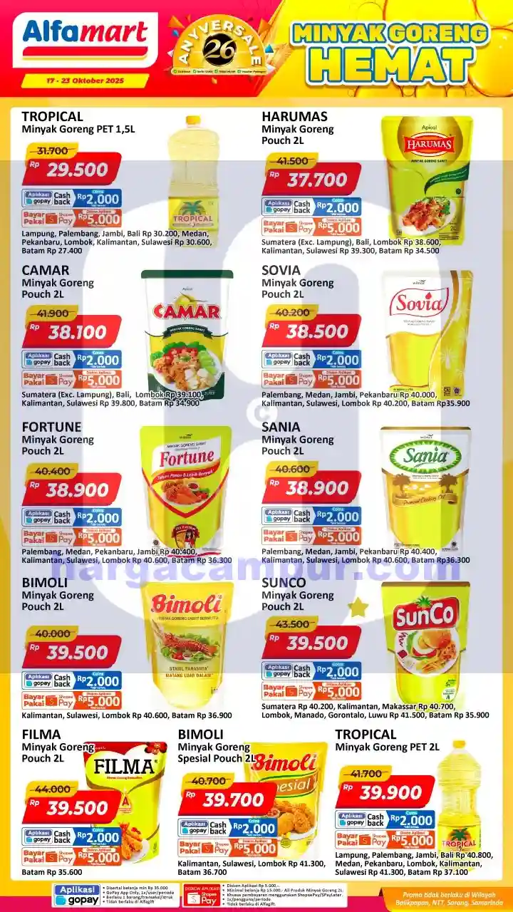 Promo Minyak Goreng Murah Alfamart 17 - 23 Oktober 2025 1 Promo JSM Alfamart 17 19 Oktober 2025 11