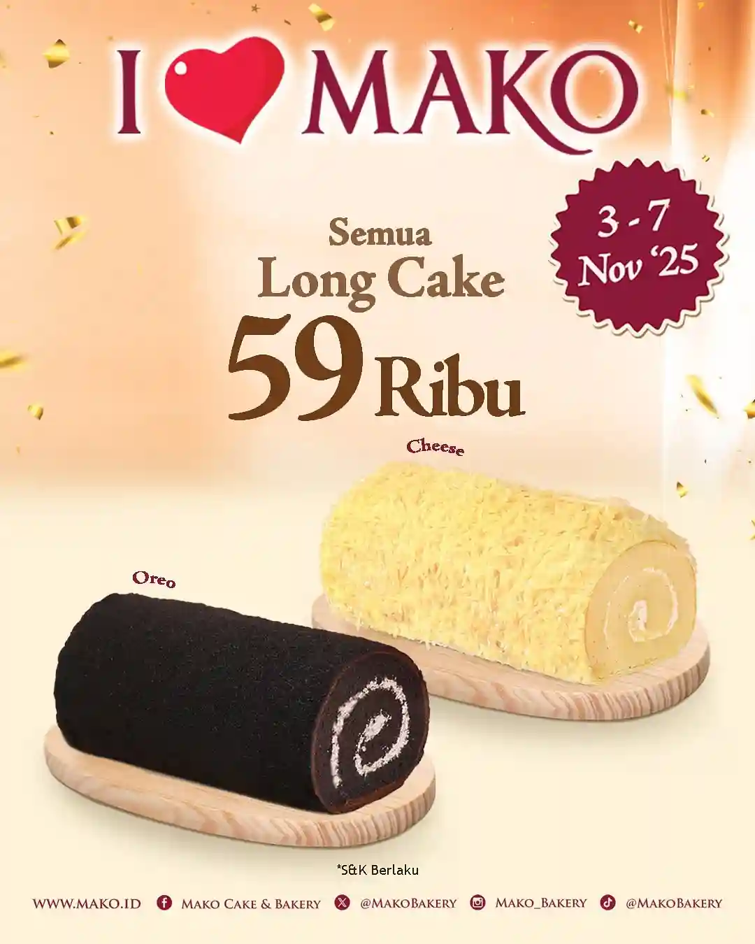 Promo Mako Cake & Bakery Harga Spesial Mulai 9 Ribu 4 Promo Mako Cake Bakery Harga Spesial Mulai 9 Ribu 4