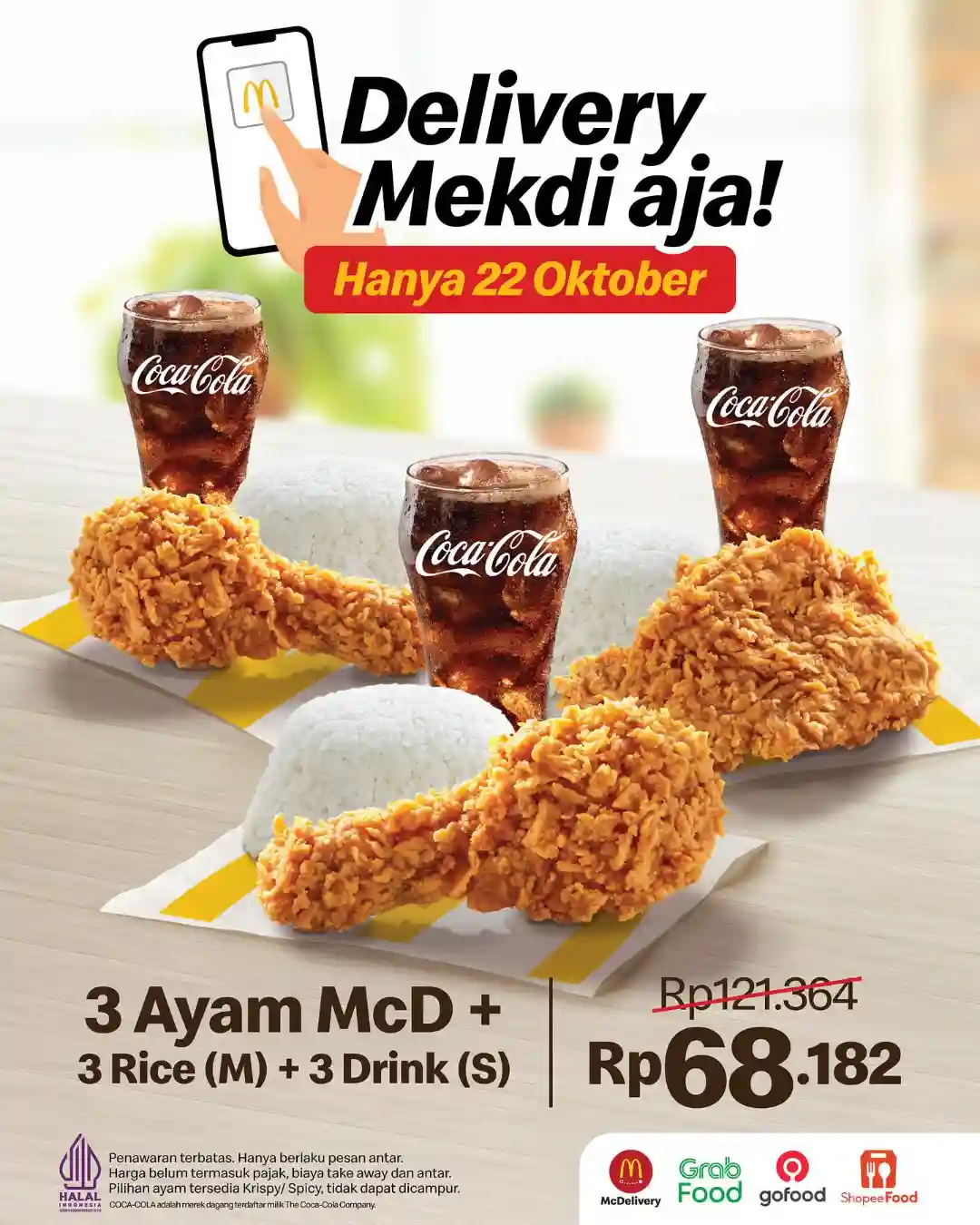 Promo McDonalds Delivery Paket Bertiga Harga Hanya 68 Ribu 1 Promo McDonalds Delivery Paket Bertiga Harga Hanya 68 Ribu