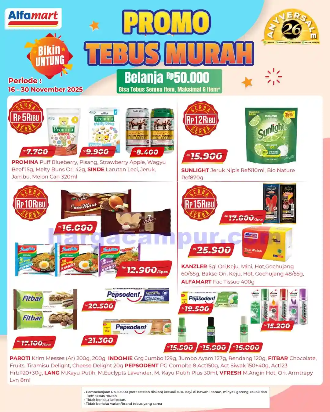 Promo Serba Alfamart Terbaru 16 - 30 November 2025 1 Promo Serba Alfamart Terbaru 16 30 November 2025