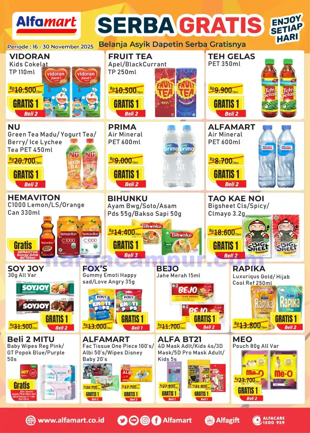 Promo Serba Gratis Alfamart Terbaru 16 - 30 November 2025 1 Promo Serba Gratis Alfamart Terbaru 16 30 November 2025
