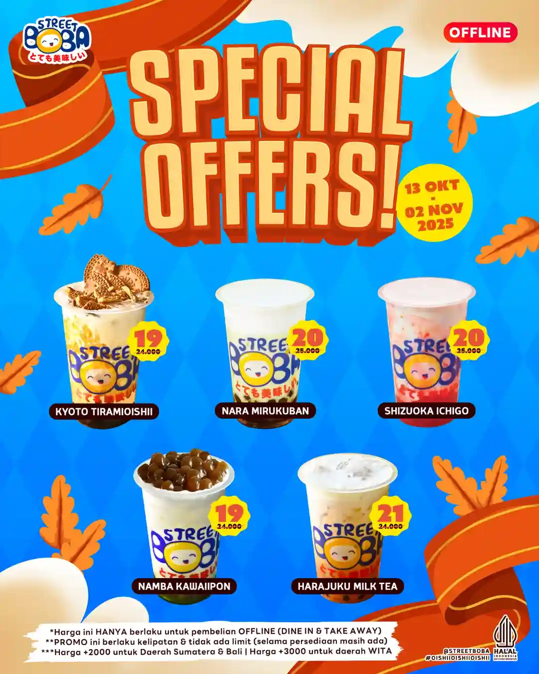 Promo Street Boba Spesial Offers Minuman Mulai 19 Ribu 1 Promo Street Boba Spesial Offers Minuman Mulai 19 Ribu 2