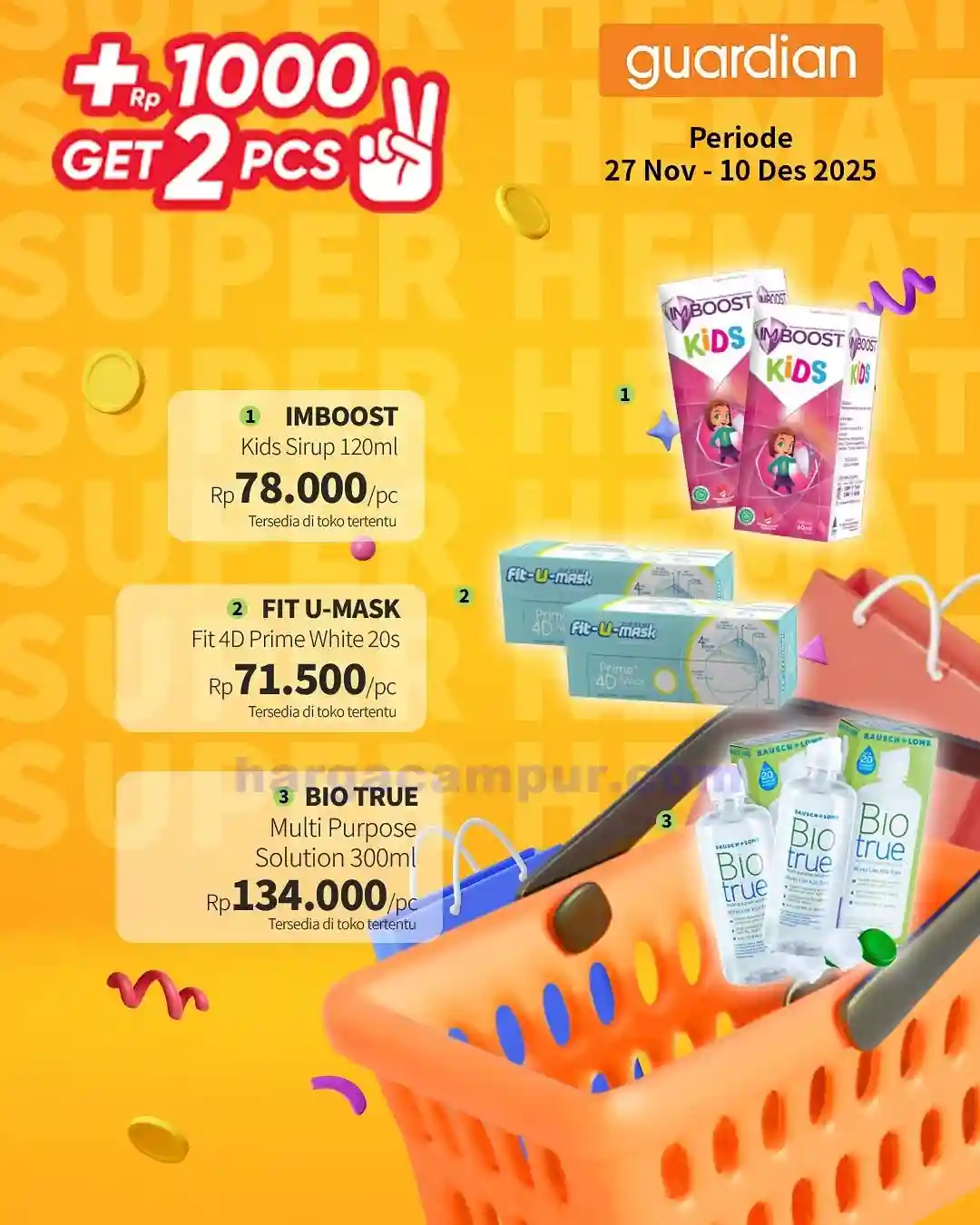 Katalog Harga Promo Guardian Terbaru 11 - 17 Desember 2025 10 Katalog Harga Promo Guardian Terbaru 4 10 Desember 2025 10