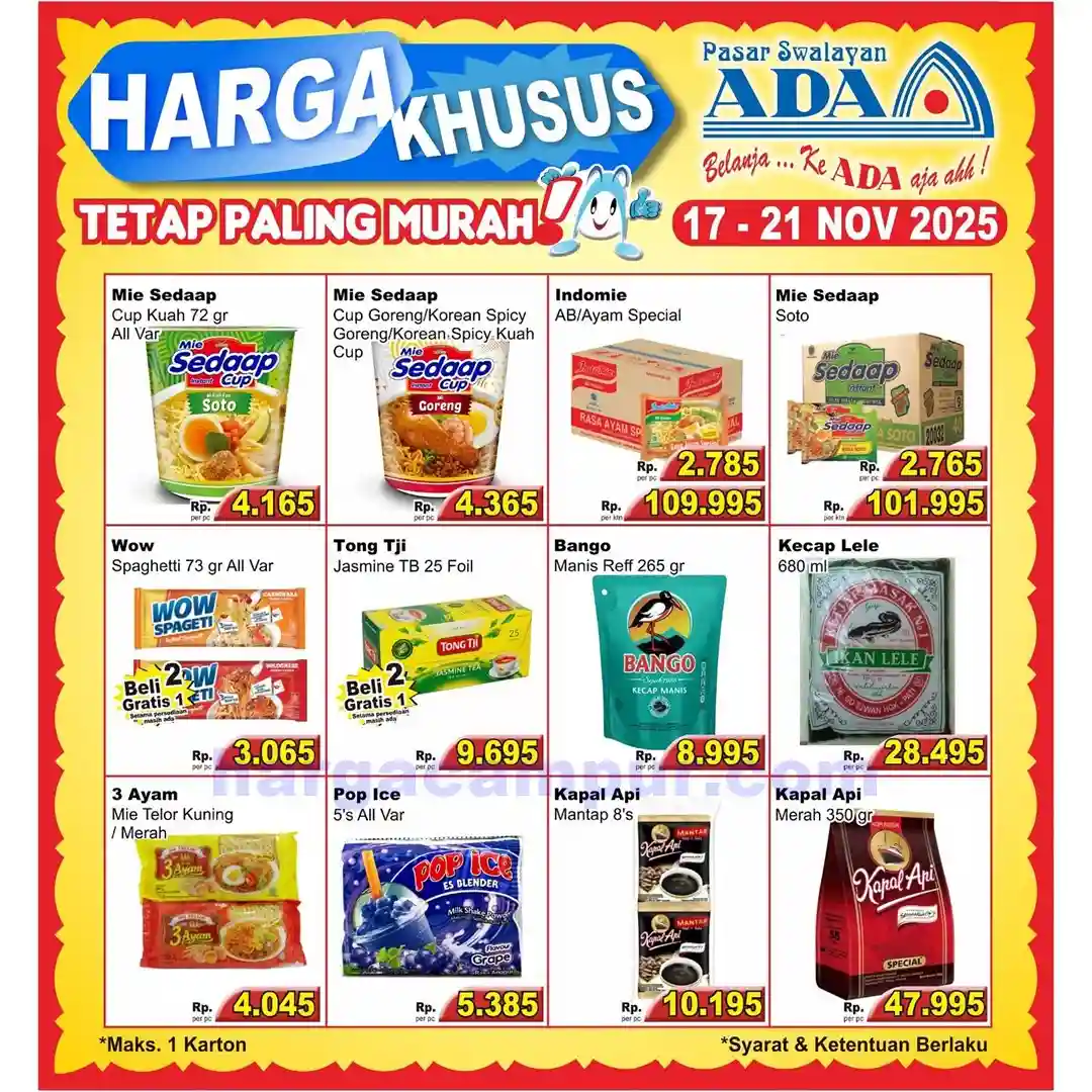 Promo Ada Swalayan Weekend Terbaru 22 - 23 November 2025 4 Katalog Promo Ada Swalayan Weekday terbaru 17 21 November 2025 11