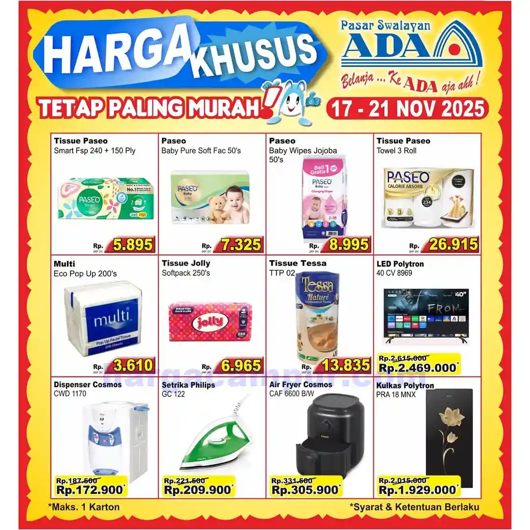 Promo Ada Swalayan Weekend Terbaru 22 - 23 November 2025 12 Katalog Promo Ada Swalayan Weekday terbaru 17 21 November 2025 3