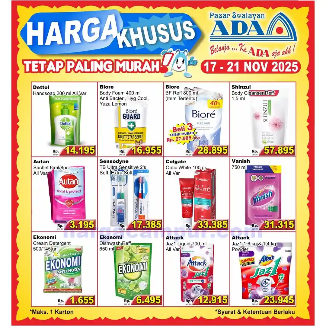 Promo Ada Swalayan Weekend Terbaru 22 - 23 November 2025 8 Katalog Promo Ada Swalayan Weekday terbaru 17 21 November 2025 7