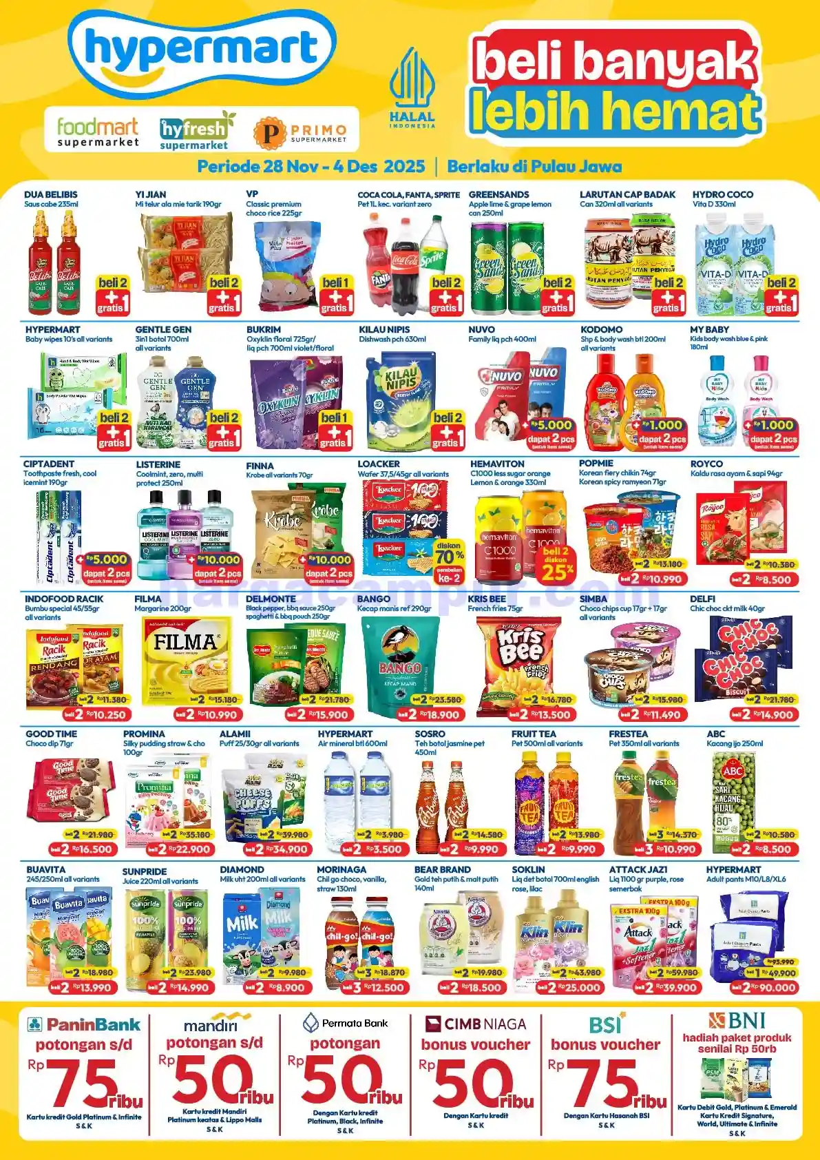 Promo Hypermart Weekday Terbaru 2 - 4 Desember 2025 5 Katalog Promo JSM Hypermart Terbaru 28 November 4 Desember 2025 4