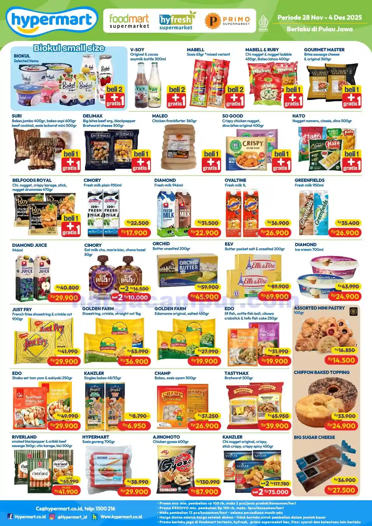 Promo Hypermart Weekday Terbaru 2 - 4 Desember 2025 6 Katalog Promo JSM Hypermart Terbaru 28 November 4 Desember 2025 6