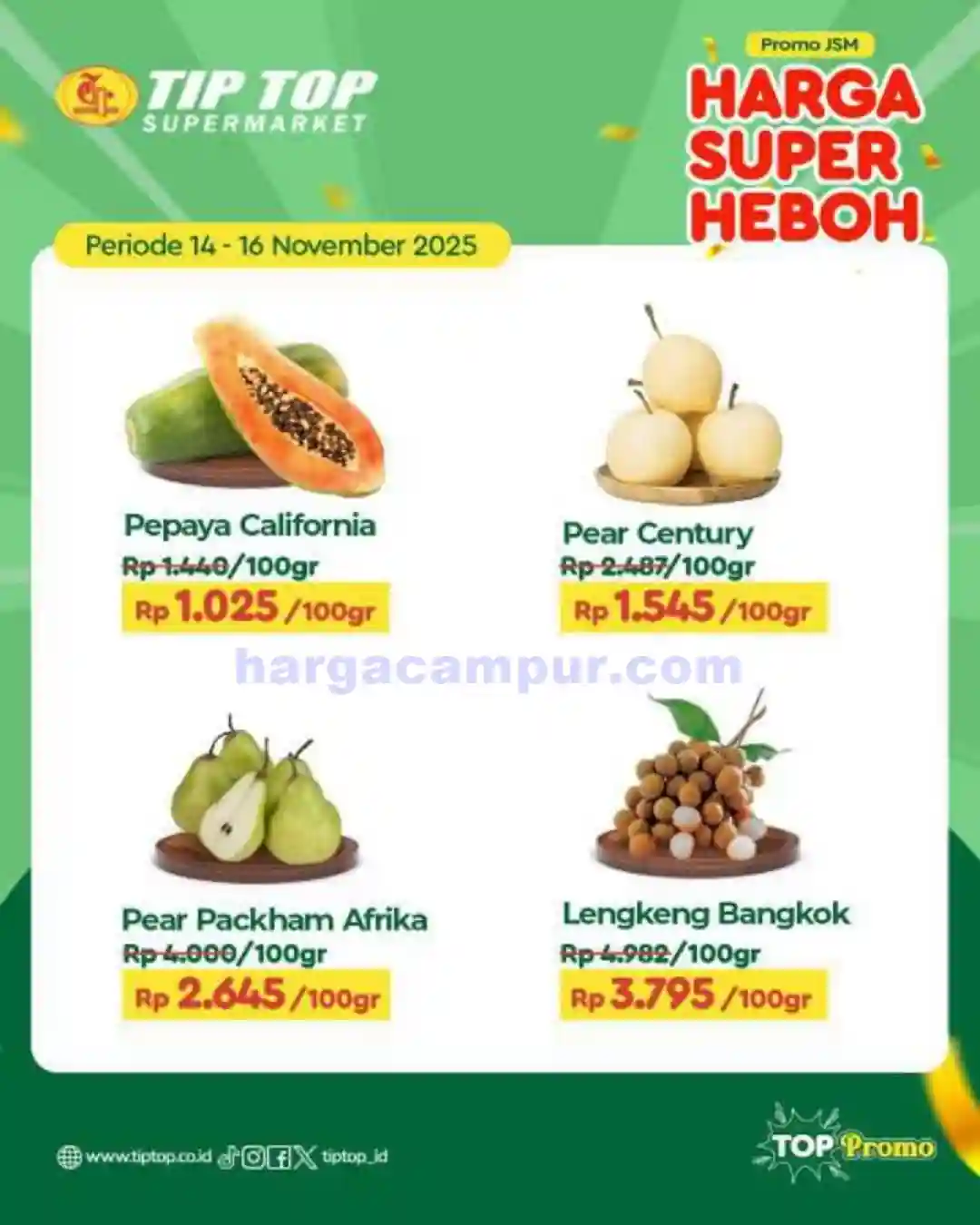 Katalog Promo JSM TIPTOP Swalayan Terbaru 21 - 23 November 2025 7 Katalog Promo JSM TIPTIP Swalyan Terbaru 14 16 November 2025 1