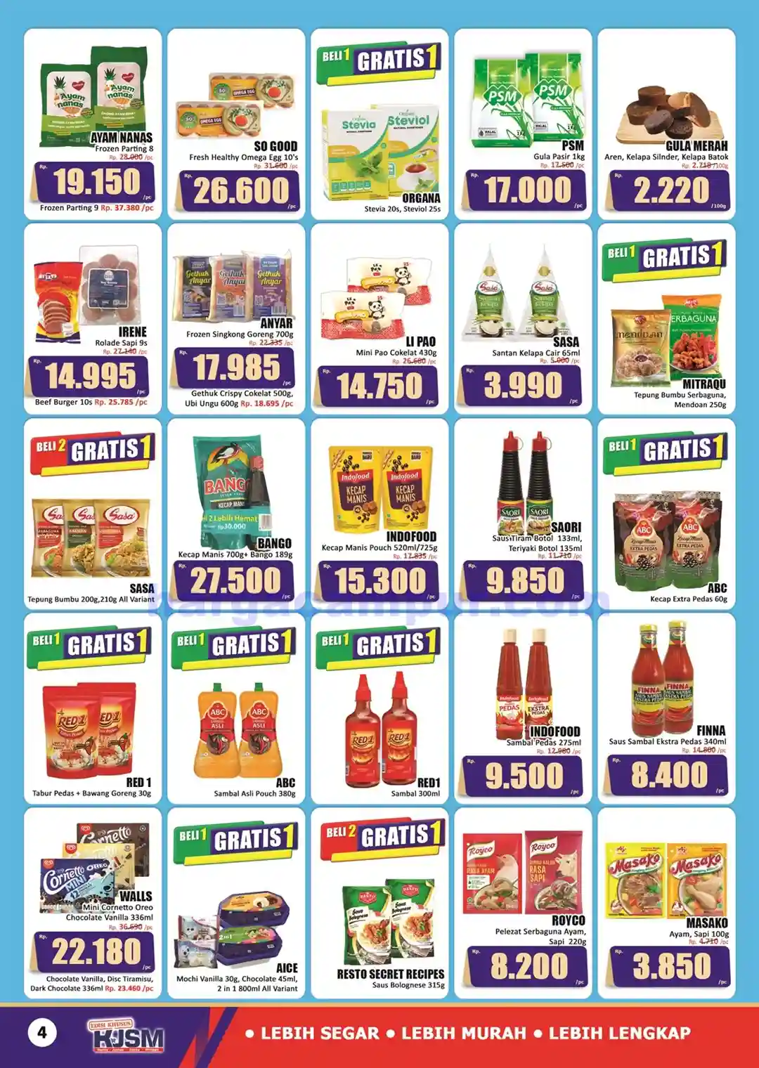 Promo KJSM Hari Hari Pasar Swalayan 20 - 23 November 2025 4 Katalog Promo KJSM HARI HARI Pasar Swalayan 20 23 November 2025 4