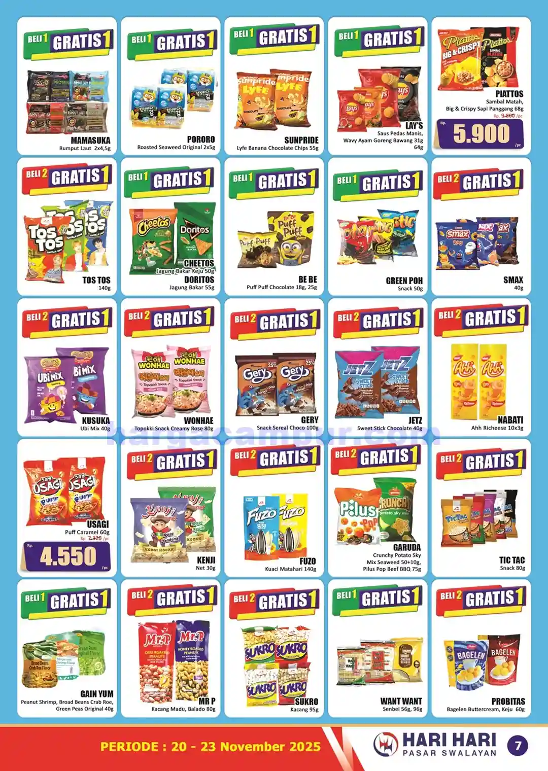 Promo KJSM Hari Hari Pasar Swalayan 20 - 23 November 2025 7 Katalog Promo KJSM HARI HARI Pasar Swalayan 20 23 November 2025 7