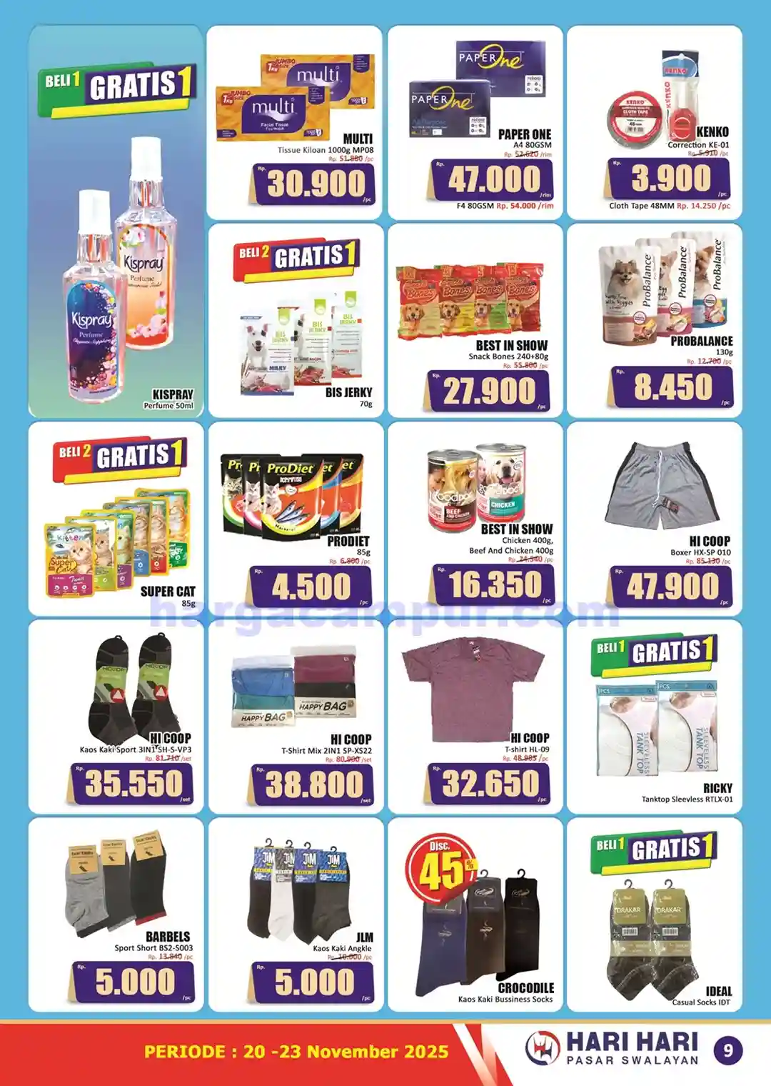 Promo KJSM Hari Hari Pasar Swalayan 20 - 23 November 2025 9 Katalog Promo KJSM HARI HARI Pasar Swalayan 20 23 November 2025 9
