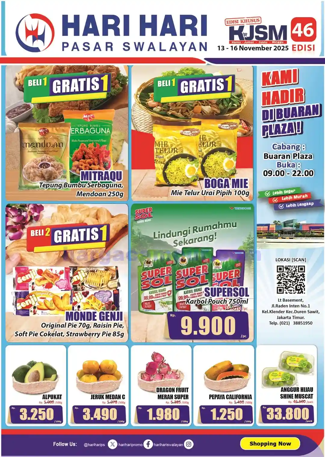 Promo KJSM Hari Hari Pasar Swalayan 13 - 16 November 2025 1 Katalog Promo KJSM HARI HARI Pasar Swalayan Terbaru 13 16 November 2025 1