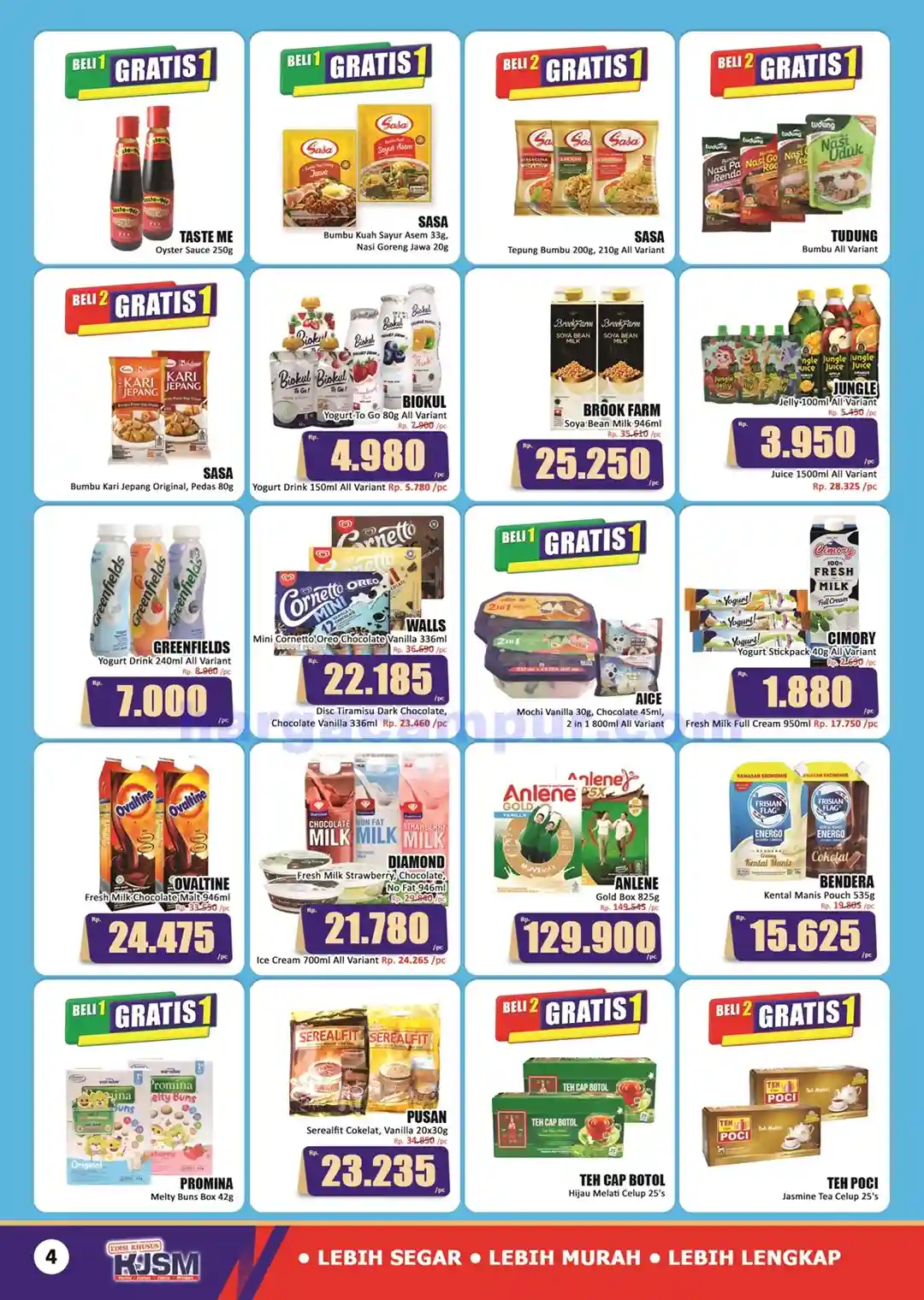 Promo KJSM Hari Hari Pasar Swalayan 13 - 16 November 2025 4 Katalog Promo KJSM HARI HARI Pasar Swalayan Terbaru 13 16 November 2025 4