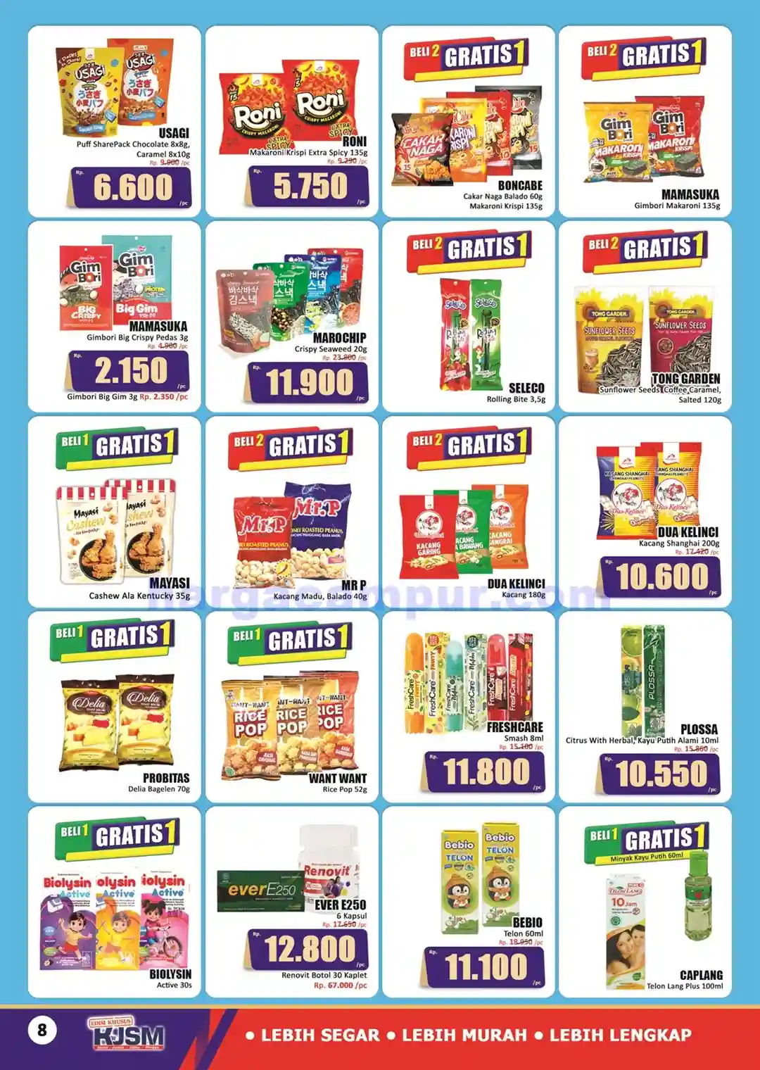 Promo KJSM Hari Hari Pasar Swalayan 13 - 16 November 2025 8 Katalog Promo KJSM HARI HARI Pasar Swalayan Terbaru 13 16 November 2025 8
