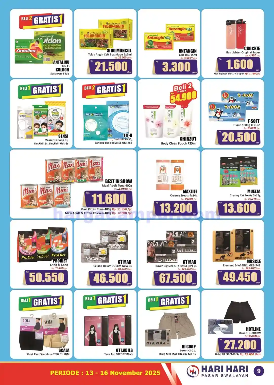 Promo KJSM Hari Hari Pasar Swalayan 13 - 16 November 2025 9 Katalog Promo KJSM HARI HARI Pasar Swalayan Terbaru 13 16 November 2025 9
