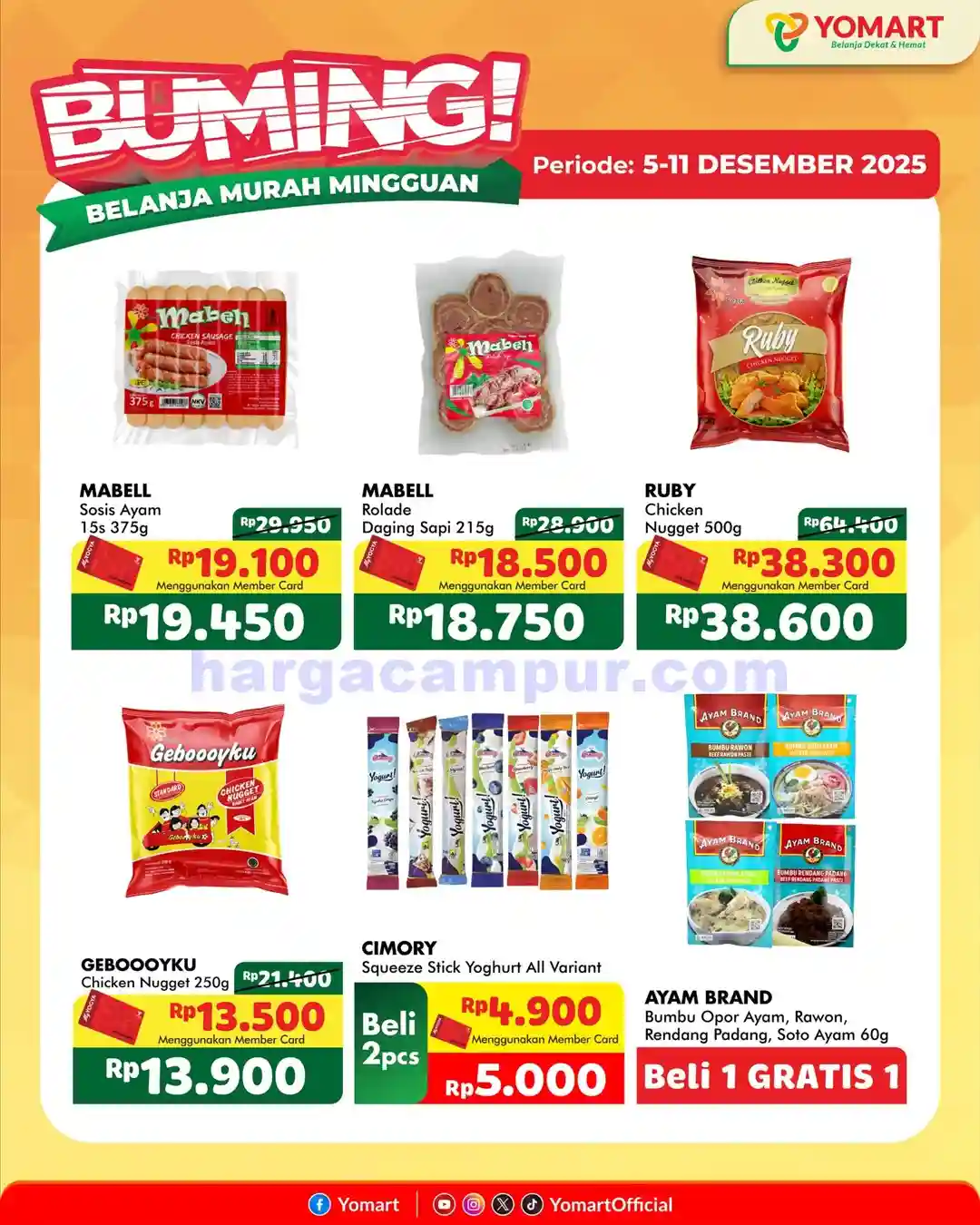 Katalog Promo Yomart Weekend Terbaru 12 - 18 Desember 2025 8 Katalog Promo Yomart Weekend Terbaru 5 11 Desember 2025 6
