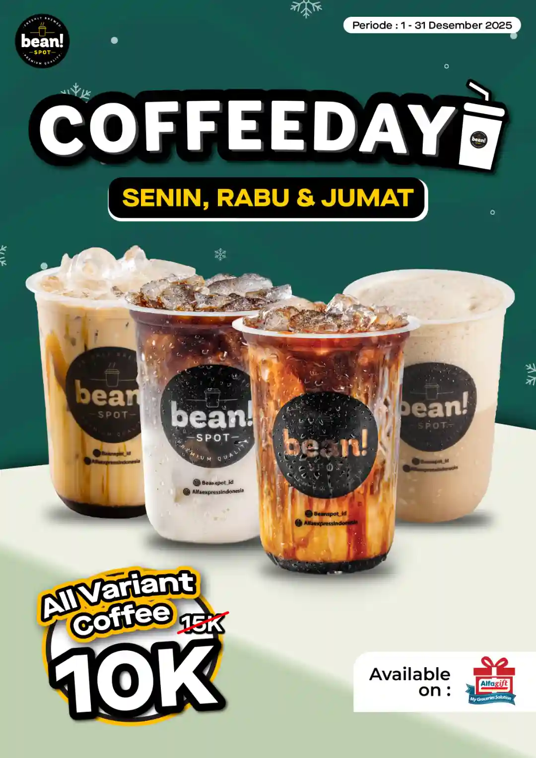 Promo Beanspot Spesial COFFEEDAY Hanya 10 Ribu All Variant Coffee 1 Promo Beanspot Spesial COFFEEDAY Hanya 10 Ribu All Variant Coffee