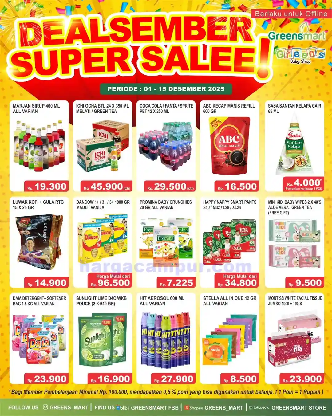 Promo Greensmart Weekend Terbaru 8 - 14 Desember 2025 1 Promo Greensmart Weekend Terbaru 1 15 Desember 2025