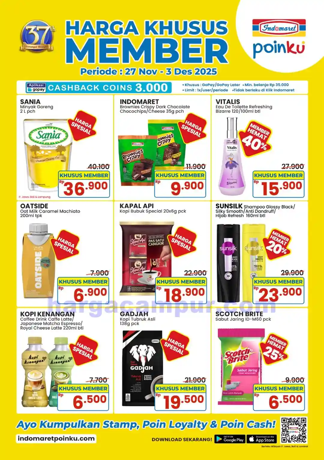 Katalog Promo JSM Indomaret Terbaru 3 - 9 Desember 2025 6 Promo Indomaret Member Diskon 35 Terbaru 27 November 3 Desember 2025