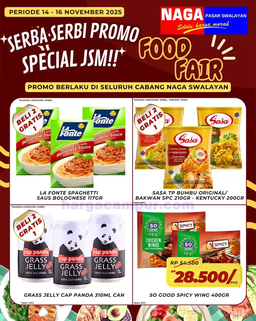 Promo Naga Swalayan Weekend Terbaru 21 - 23 November 2025 2 Promo Naga Swalayan Weekend Terbaru 14 16 November 2025 3