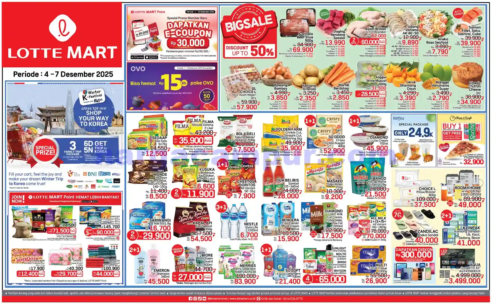 Katalog Promo JSM Lottemart Weekend 4 - 7 Desember 2025 1 Katalog Promo JSM Lottemart Terbaru 4 7 Desember 2025