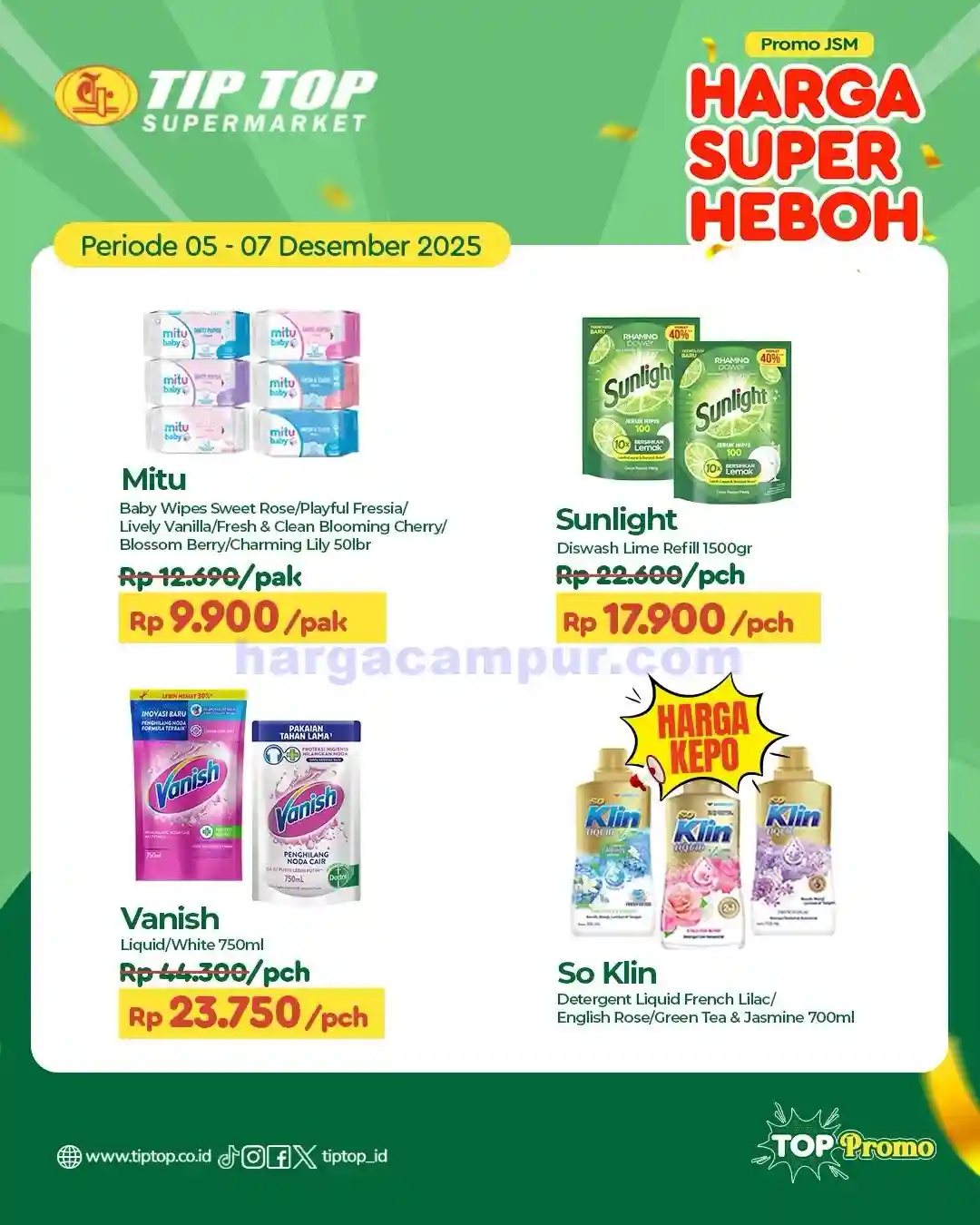Katalog Promo JSM TIPTOP Swalayan Terbaru 12 - 14 Desember 2025 3 Katalog Promo JSM TIPTOP Swalayan Terbaru 5 7 Desember 2025 3