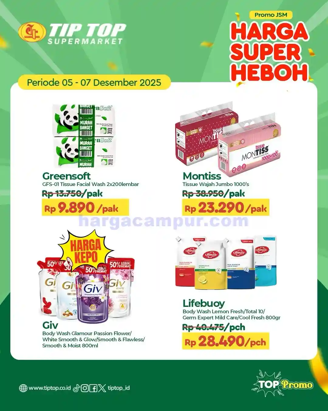 Katalog Promo JSM TIPTOP Swalayan Terbaru 12 - 14 Desember 2025 4 Katalog Promo JSM TIPTOP Swalayan Terbaru 5 7 Desember 2025 4
