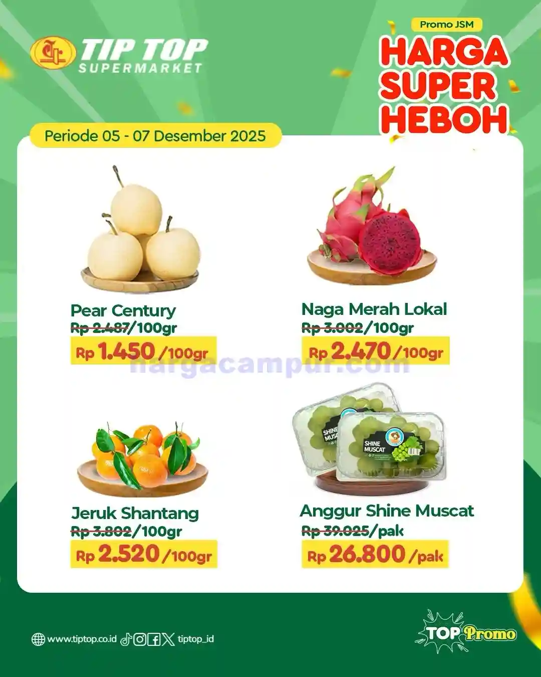 Katalog Promo JSM TIPTOP Swalayan Terbaru 12 - 14 Desember 2025 7 Katalog Promo JSM TIPTOP Swalayan Terbaru 5 7 Desember 2025 7