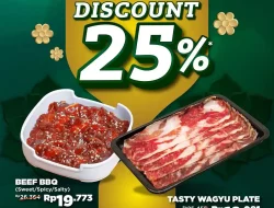 Promo Raa Cha Diskon 25% Tasty Wagyu Plate / Beef BBQ
