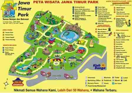 Peta Lokasi Jatim Park 1