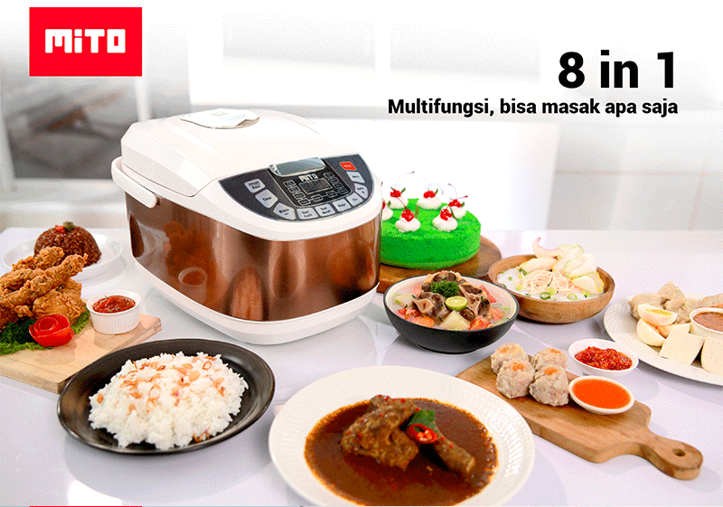 Mito R5 digital rice cooker 8 in 1