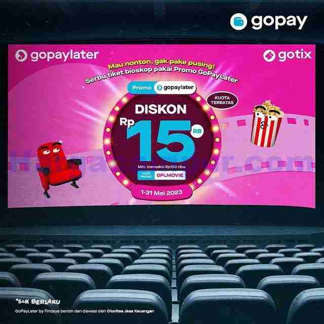 GoTix Promo Diskon Hingga Rp 15Ribu Dengan GoPayLater