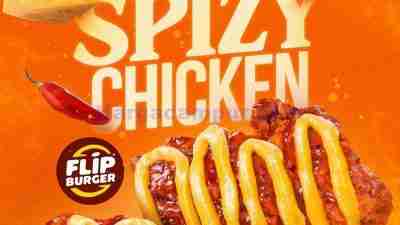 Harga Promo Flip Burger Menu Baru Hot Spizy Chicken