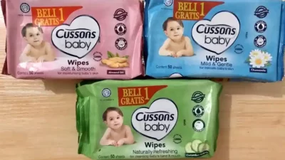 Harga Tisu Basah Cussons Baby Wipes di Indomaret dan Alfamart