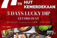 Promo Kaizen Malang Makan Wagyu Sepuasnya Untuk Yang Berulang Tahun Di Bulan Agustus