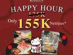 Promo Kaizen Surabaya Happy Hour Per Pax Hanya 155 Ribu