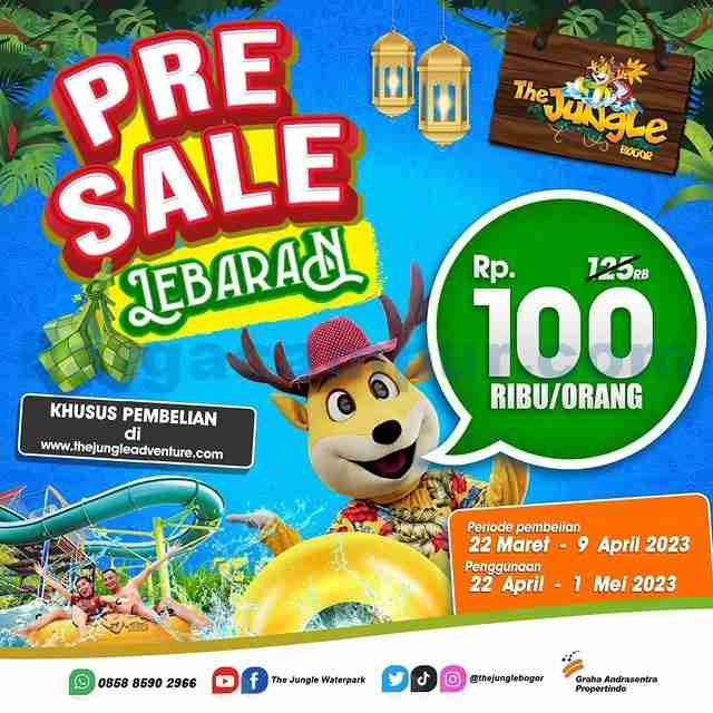 The Jungle Promo Pre Sale Lebaran Harga Tiket Hanya Rp 100Ribu