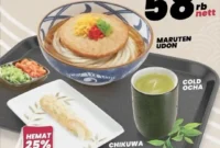 Promo Marugame Udon Set Meal Hanya 58Ribu