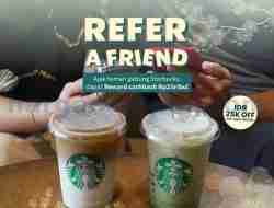 Promo Starbucks Refer A Friend Dapatkan Cashback 25Ribu
