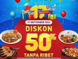 Promo DCOST Birthday 17th Diskon Hingga 50% Tanpa Ribet