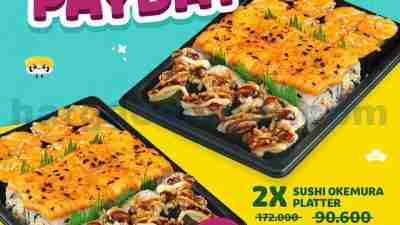 Promo Sushi Yay Payday 2 Sushi Okemura Platter Hanya 27Ribu Platter