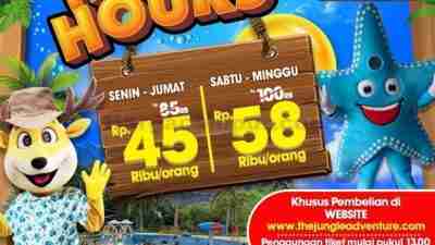 Promo The Jungle Happy Hours Harga Tiket Mulai 45 Ribu/Orang