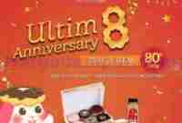 Promo Mister Donut Ultim8 Anniversary Hanya 80Ribu Dapat 8 Item