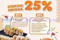 Promo Suteki Sushi Diskon 25% Dengan OCBC Bank