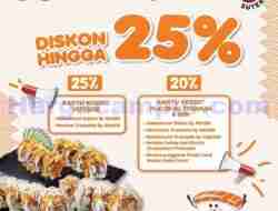 Promo Suteki Sushi Diskon 25% Dengan OCBC Bank