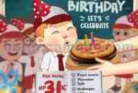 Harga Dominos Pizza Paket Ulang Tahun Mulai 31 Ribu Anak