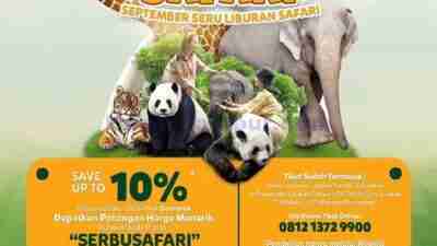 Promo Tiket Taman Safari Bogor Spesial Libur Nataru 2024