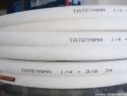 Harga Pipa AC Tateyama Meter dan Roll Terbaru September 2023